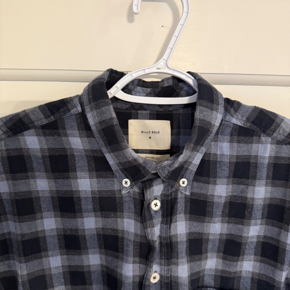 Billy Reid standard fit Button down plaid Shirt 31946 - Picture 3 of 10